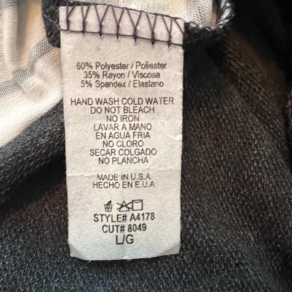 Leopard/striped print hoodie - Picture 5 of 5